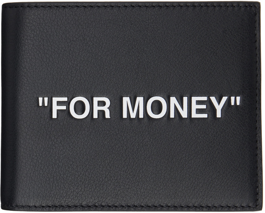 Off White Black For Money Wallet Off White