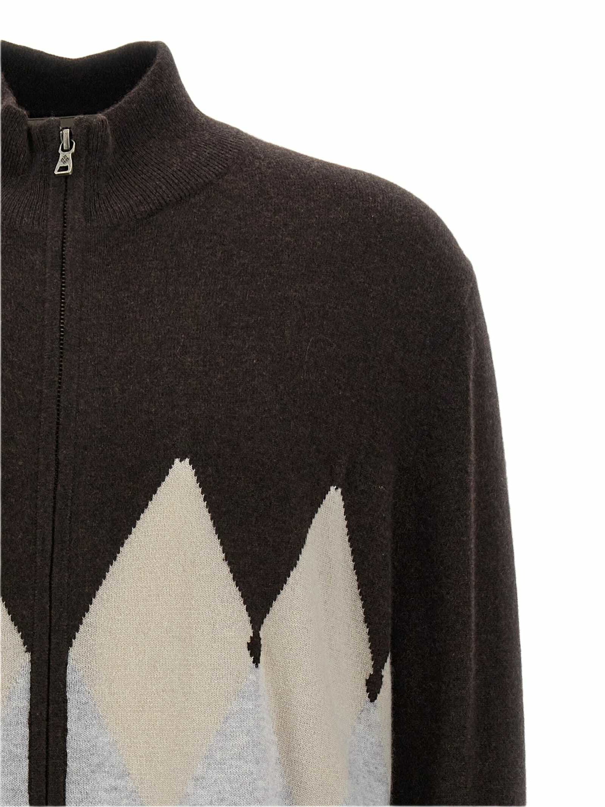 Ballantyne argyle Cardigan