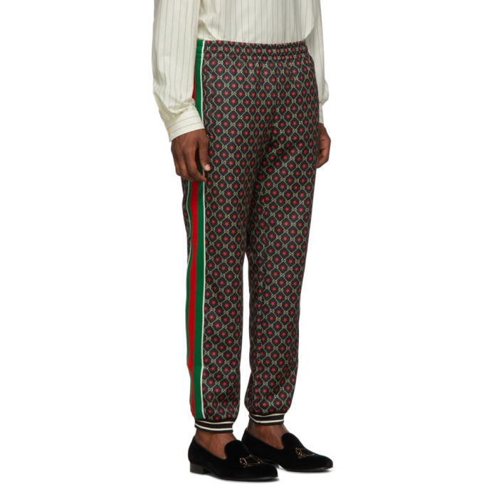 Gucci GG Psychedelic Print Pyjama Trousers in Black