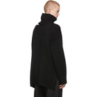 Sulvam Black High Turtleneck