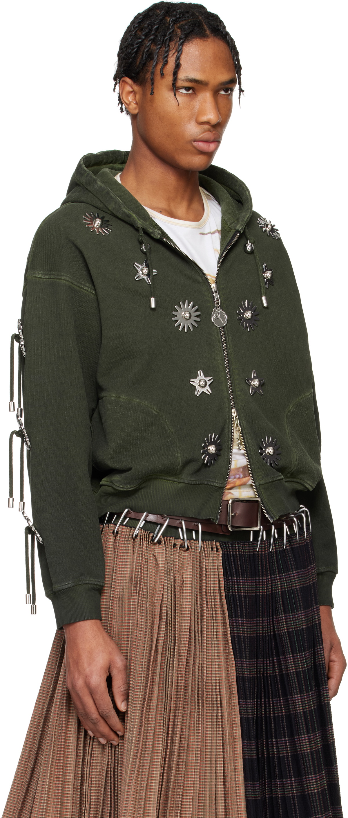 Chopova Lowena Green Dallas Hoodie Chopova Lowena