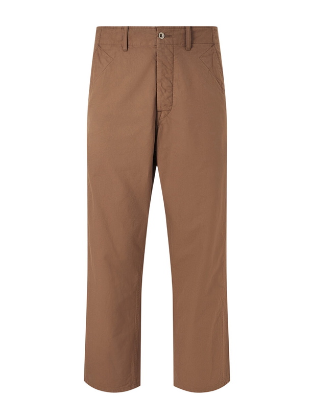 Photo: Visvim - Gesso Straight-Leg Cotton-Twill Trousers - Brown