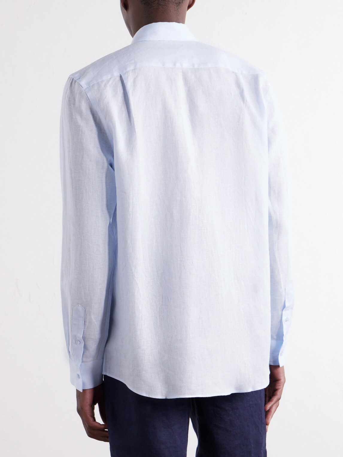 Vilebrequin - Caroubis Woven Linen Shirt - Blue