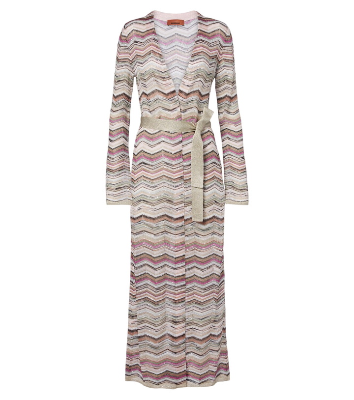 Photo: Missoni Zigzag lamé cardigan