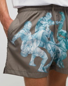 Jw Anderson Pol All Over Print Shorts Blue|Brown - Mens - Sport & Team Shorts