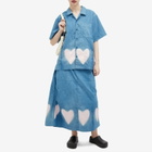 Story mfg. Women's Greetings Shirt in Heart Clamp
