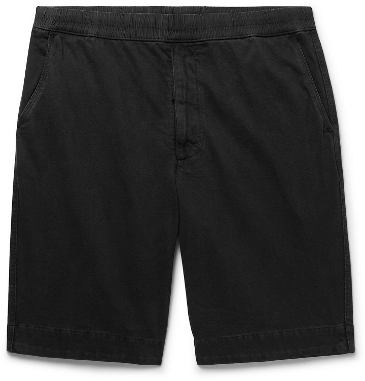 Photo: James Perse - Slim-Fit Cotton-Jersey Shorts - Black