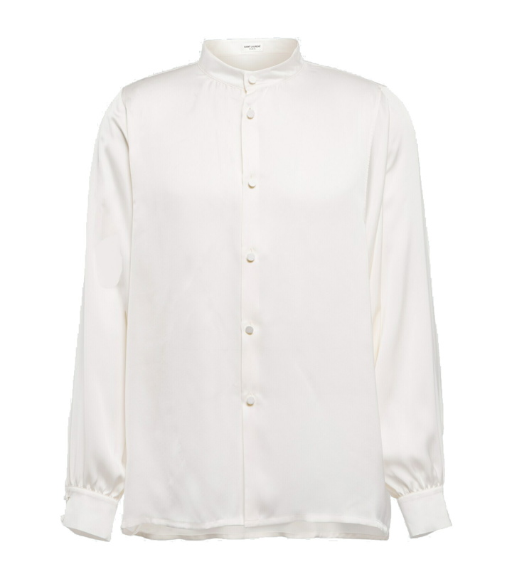 Photo: Saint Laurent - Silk satin shirt