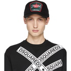 Dsquared2 Black Maple Leaf Baseball Cap