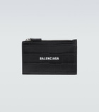 Balenciaga - Cash croc-effect leather wallet