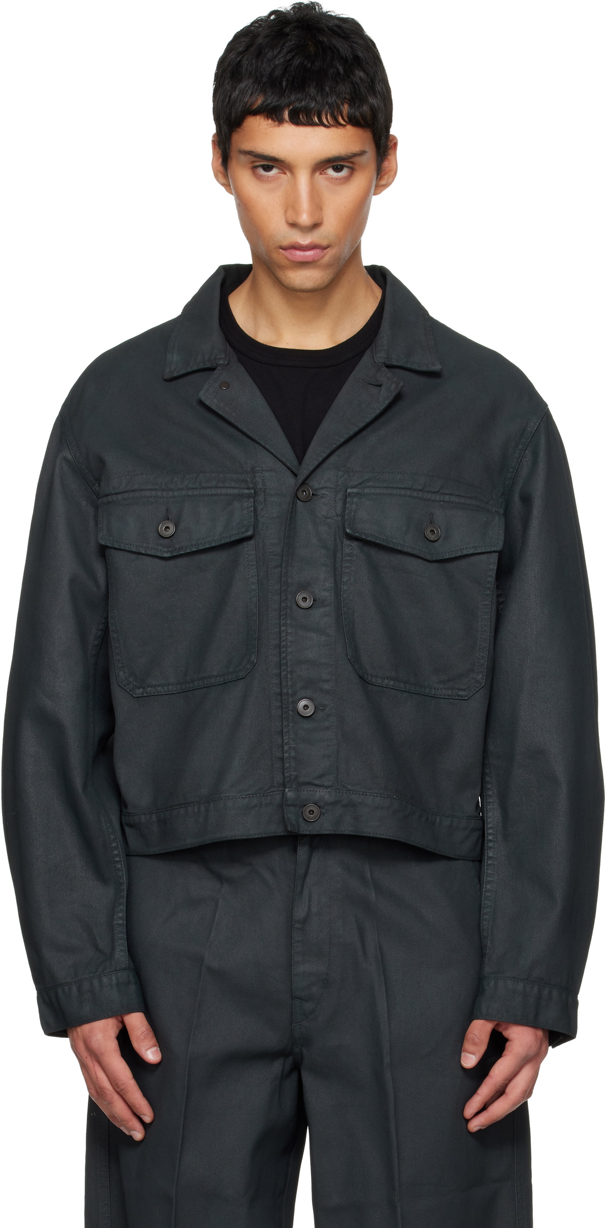 LEMAIRE Navy 4 Pocket Denim Jacket Lemaire