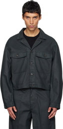 LEMAIRE Black Trucker Denim Jacket