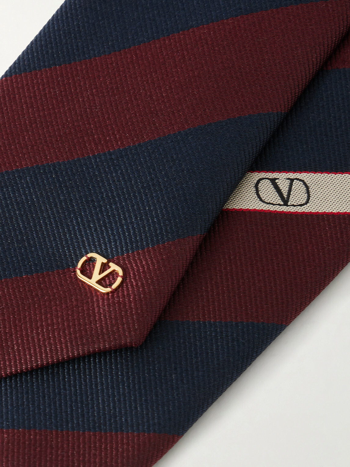 Valentino Garavani - 6cm Striped Silk-Jacquard Tie