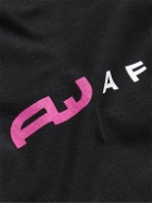 AFFIX - Logo-Print Organic Cotton-Jersey T-Shirt - Black