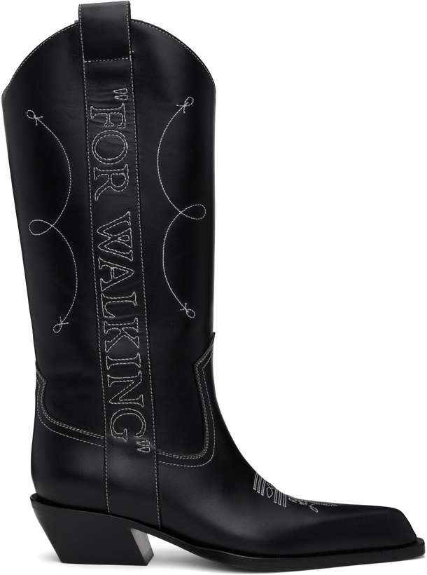 Photo: Off-White Black Frame Texan Tall Boots