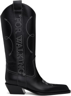 Off-White Black Frame Texan Tall Boots