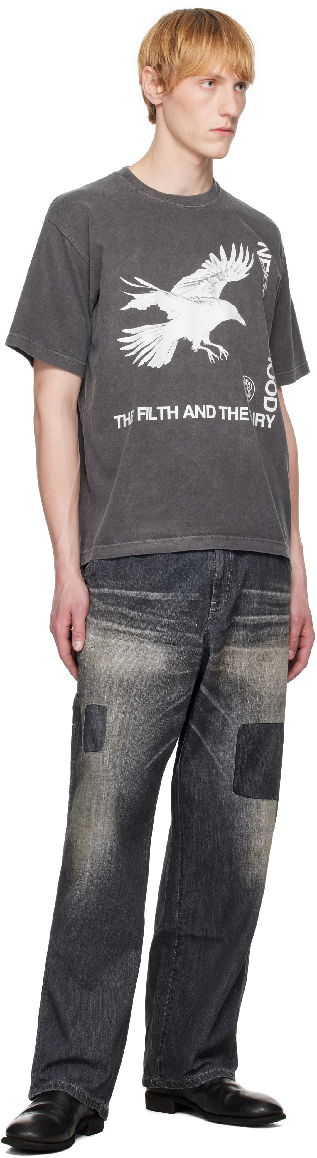 【Neighborhood】 SS-5 T-Shirt Neighborhood Black NH. SS-5 T-shirt Neighborhood