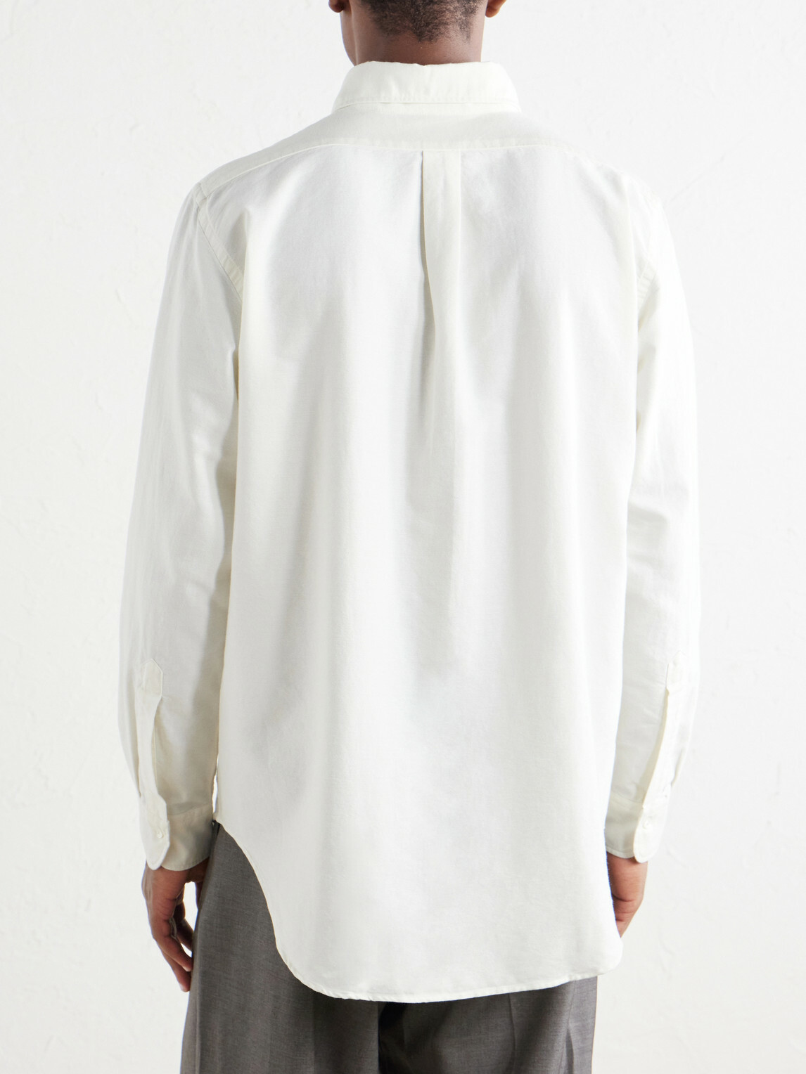 Hartford - Cotton-Oxford Shirt - White