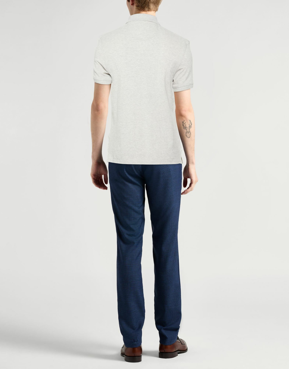 Barbour Mens Polo shirt in Grey