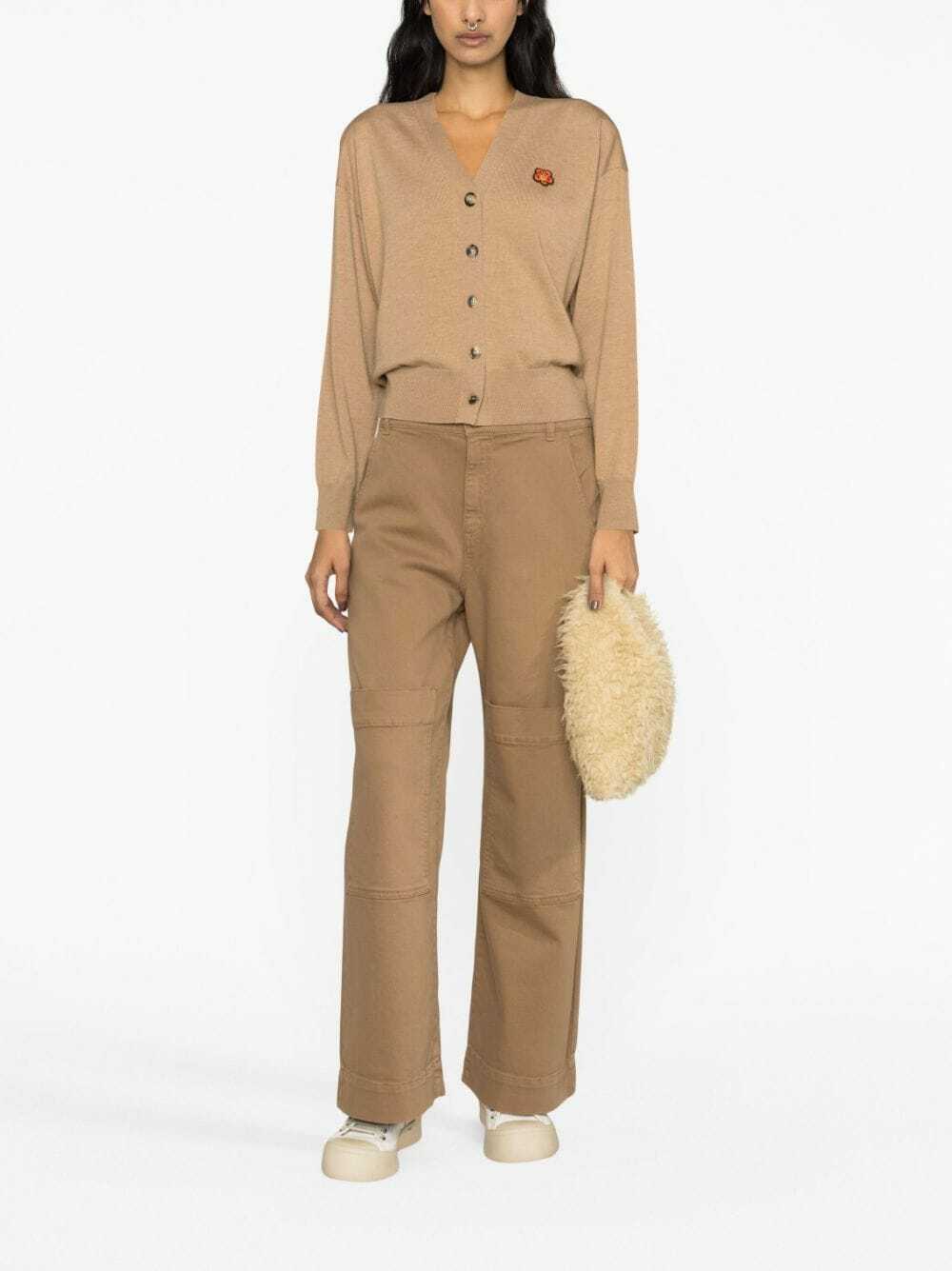KENZO - Boke Flower Crest Wool Cardigan Kenzo