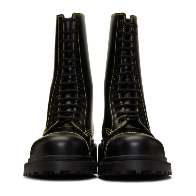 Giày Balenciaga Wmns Leather Combat Boots Strike 590974WA9601000  LUXITY
