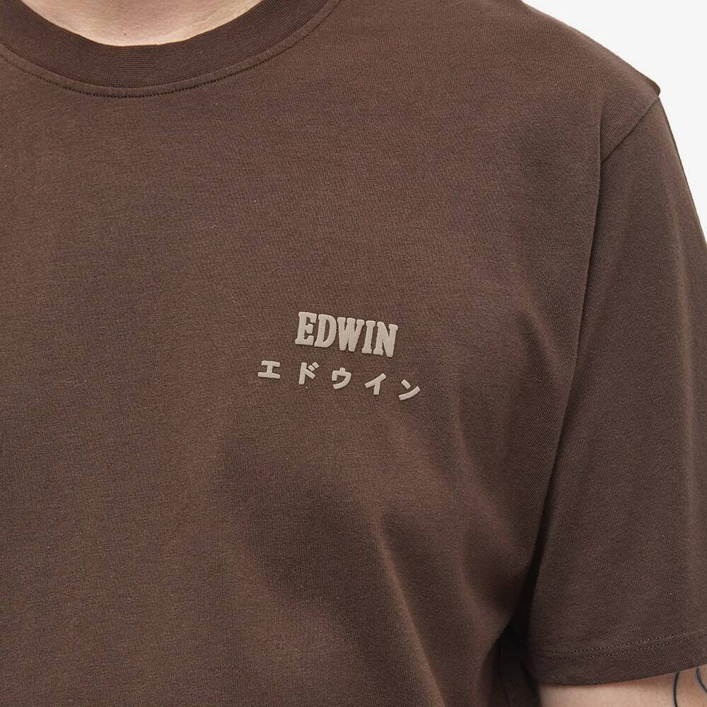 EDWIN Men's Logo Chest T-Shirt in Java Edwin