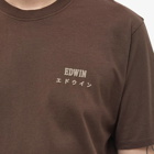 EDWIN Men's Logo Chest T-Shirt in Java