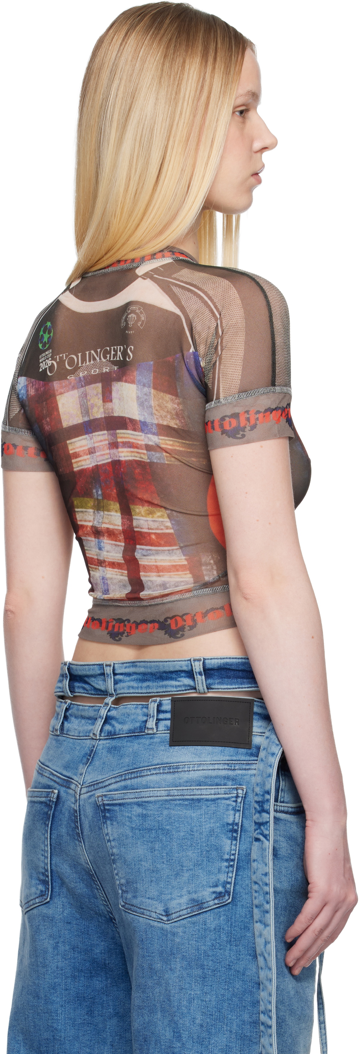 Ottolinger Multicolor Mesh T-shirt
