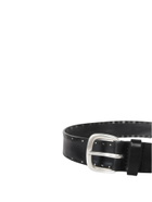 Orciani Studded Bull Soft Black Belt