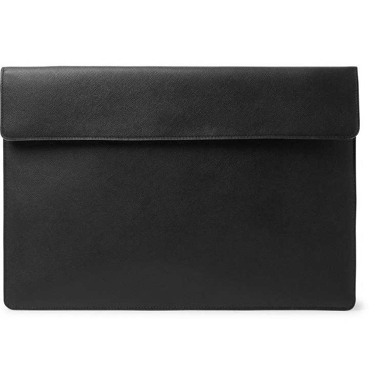 Photo: Common Projects - Cross-Grain Leather Pouch - Black