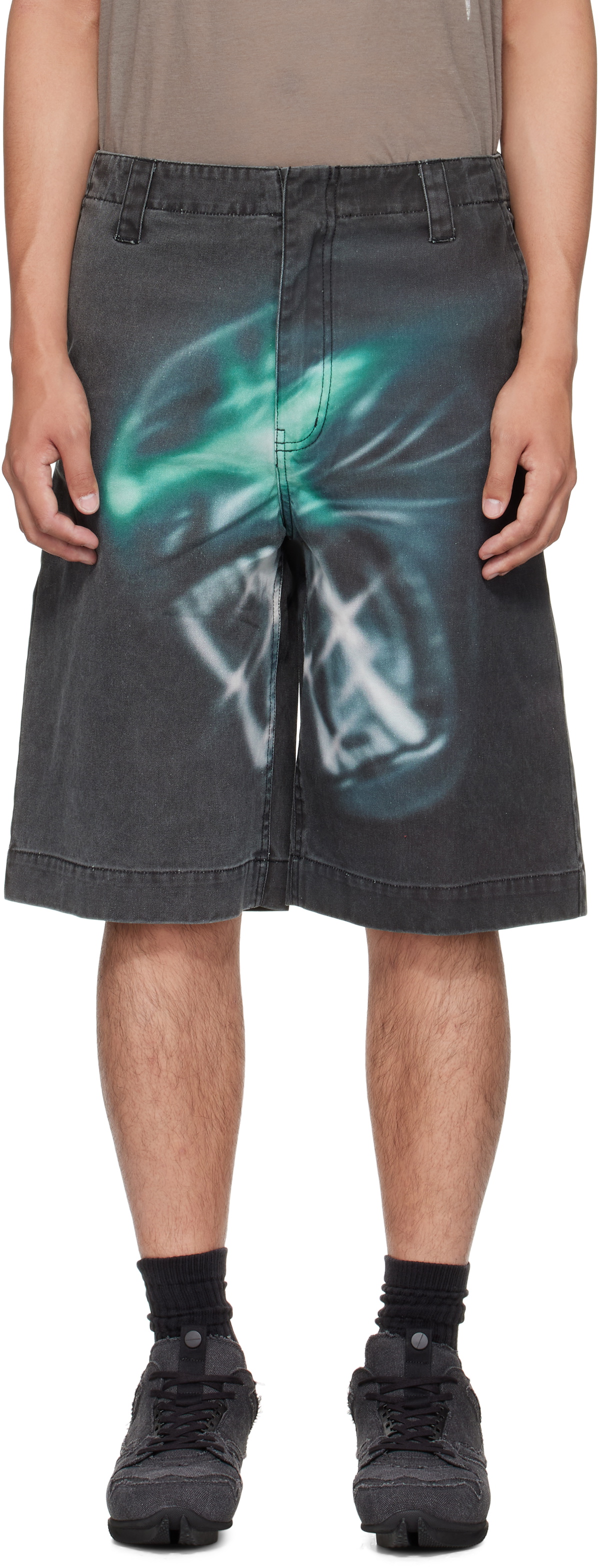 Gerrit Jacob Blue Printed Track Pants Gerrit Jacob