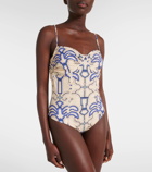 Johanna Ortiz Printed swimsuit