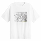 Arc'teryx Men's Kragg Cotton Lithographica T-Shirt in White Light