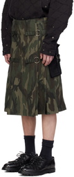 Andersson Bell Khaki Kilt Skirt