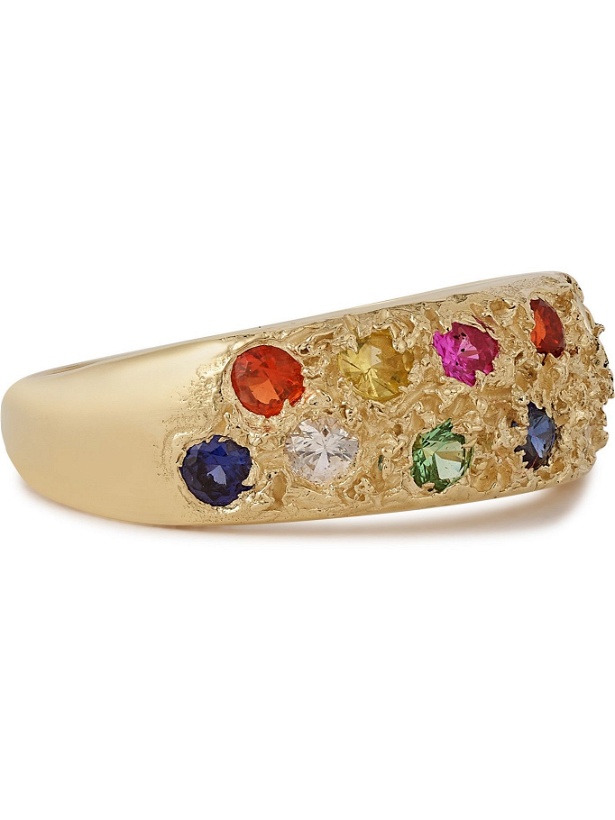 Photo: Bleue Burnham - 9-Karat Recycled Gold Sapphire Ring - Gold