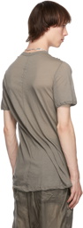 Rick Owens Taupe Level T-Shirt