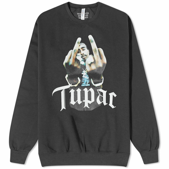 Photo: Wacko Maria Men's Tupac Crew Neck Sweater in Black