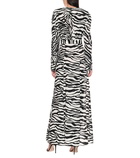 The Attico - Lauren zebra-print maxi dress