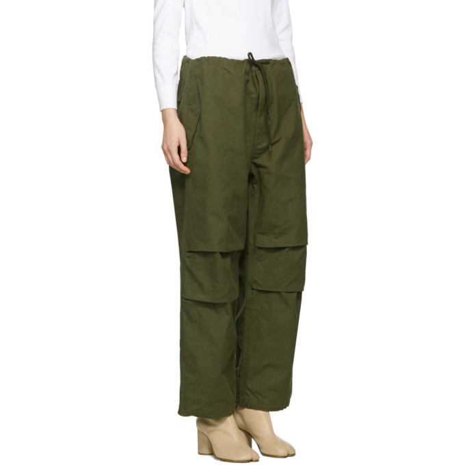 Chimala Green Drawstring Cover Trousers