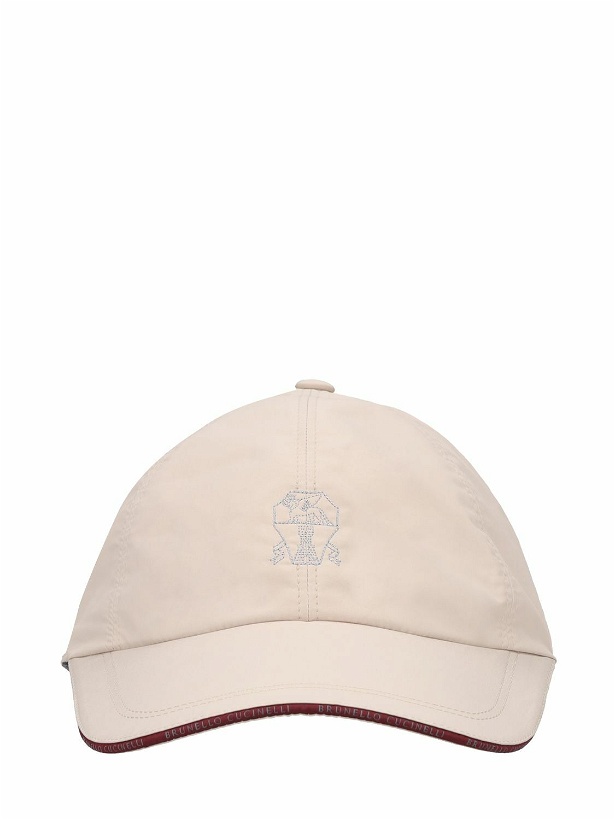 Photo: BRUNELLO CUCINELLI - Embroidered Logo Baseball Hat