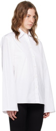 BITE White Curved Blouse