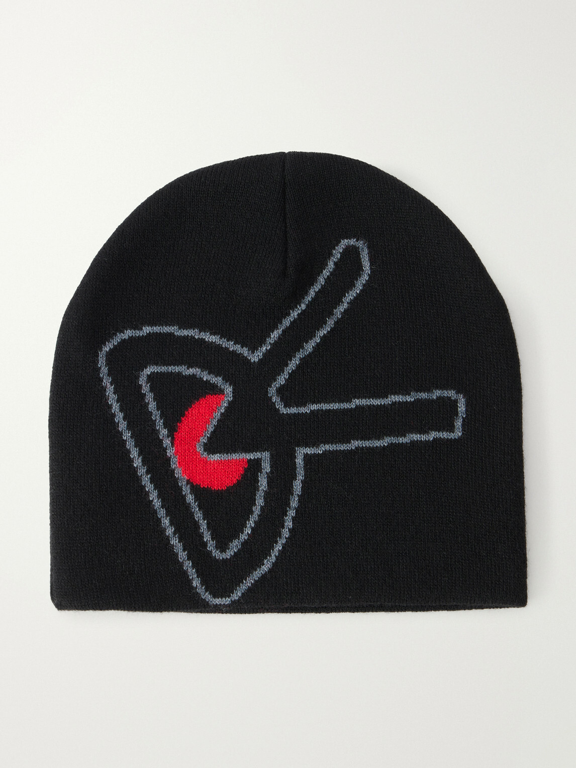 DISTRICT VISION - Logo-Intarsia Merino Wool-Blend Beanie