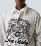 Acne Studios Logo cotton polo shirt