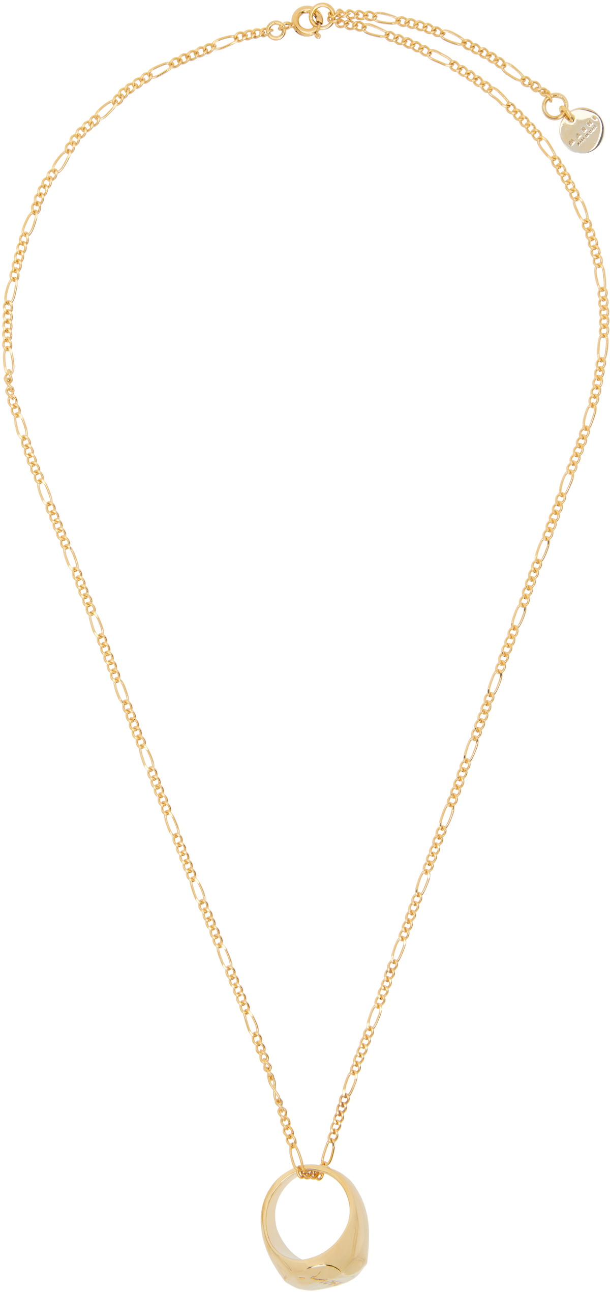 Marni Gold Ring Pendant Necklace Marni Marni Gold Ring Pendant Necklace Marni