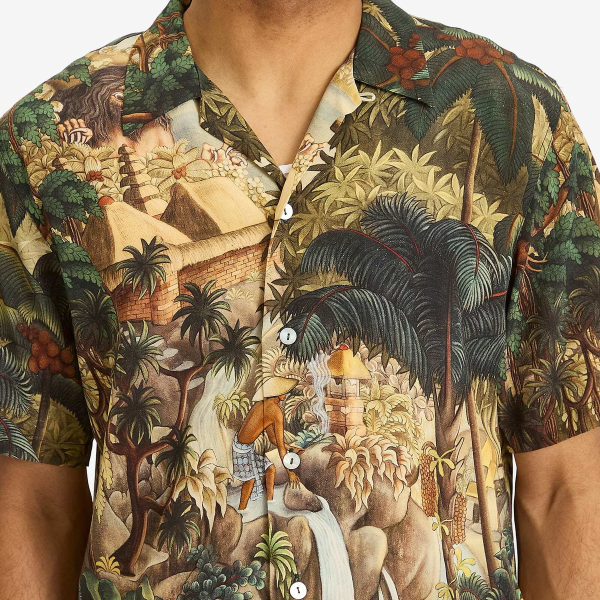 Endless Joy Men's Champuhan Vacation Shirt in Multi