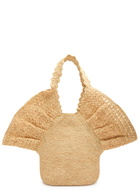 Zimmermann Ruffled Raffia Tote - Natural - One Size