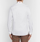 Gucci - Duke Slim-Fit Embroidered Cotton-Poplin Shirt - Men - White