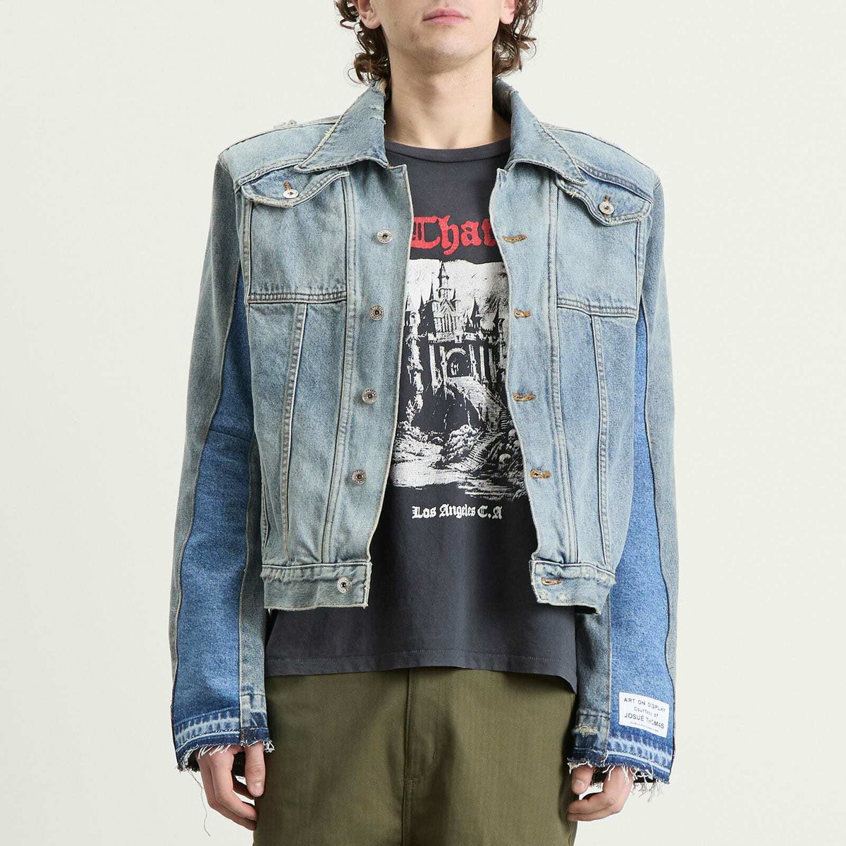 Gallery Dept Men's Ford Trucker Jacket in Lt Wash Indigo