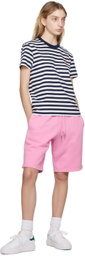 AMI Alexandre Mattiussi Pink Ami de Cœur Shorts