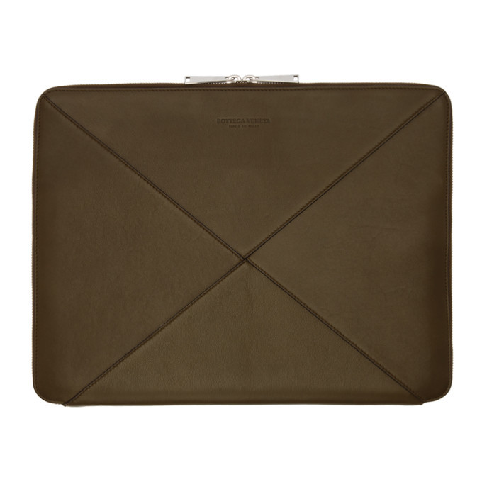 Bottega Veneta Padded Document Laptop Case Maxi Intrecciato